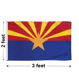 2'x3' Arizona Nylon Outdoor Flag